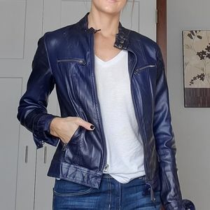 Faux leather jacket